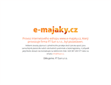 Tablet Screenshot of e-majaky.cz